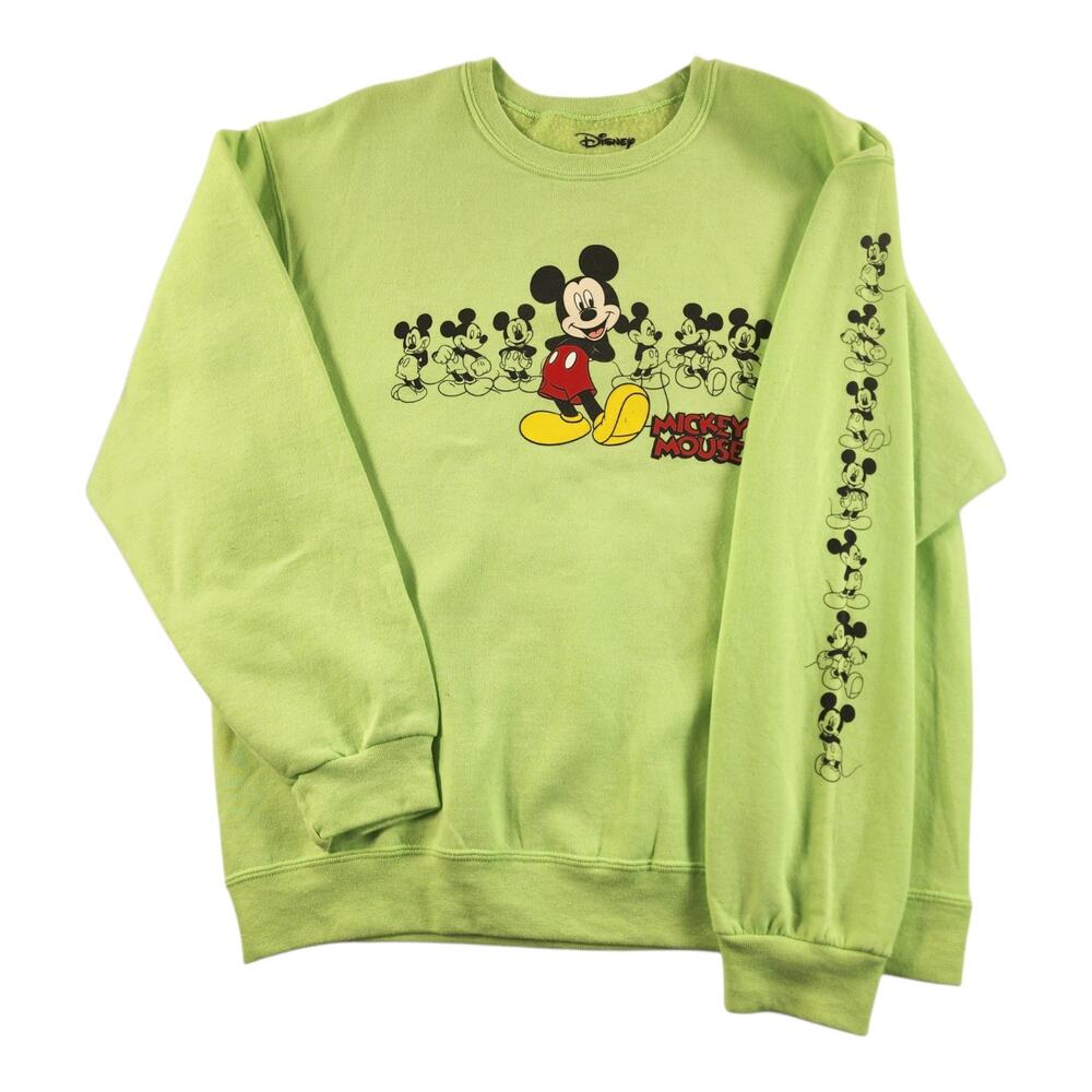 Diesney Mickey Mouse Green Nostalgic Retro Y2K Inspired Size Large